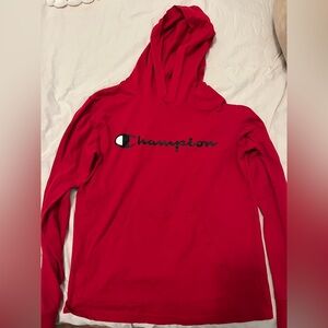 Champion Red Hoodie